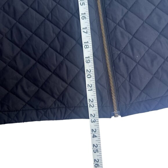 Lands' End Quilted Black Vest Size Small - Picture 4 of 5